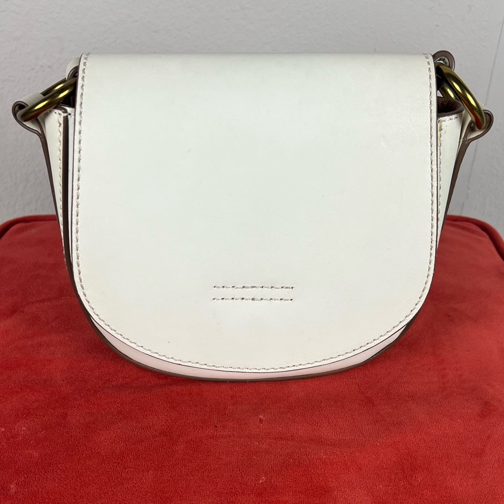 Frye Harness Calfskin Leather Saddle Handbag